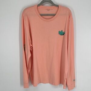 adidas Originals Coral Pullover with Teal Dinosaur Logo